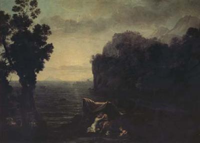 Claude Lorrain Coast Scene with Acis and Galatea (mk17) oil painting image